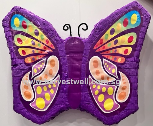 Butterfly 2D Purple Pinata